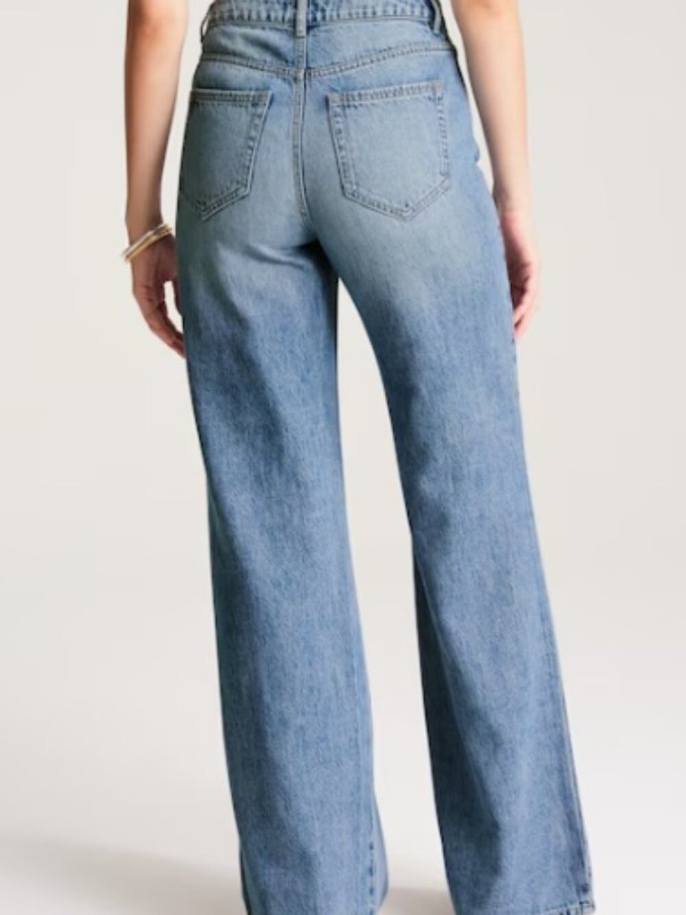 J. Jill High Rise Wide Leg TENCEL™ Lyocell Wide-Leg Jeans 16
